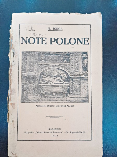 Note Polone - N. Iorga