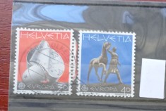 TS21 - Timbre serie - Elvetia - Helvetia 1974 Mi1029-30