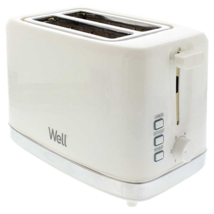 Prajitor de Paine cu 2 Compartimente, 700 W