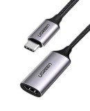 ADAPTOR video Ugreen, &quot;CM297&quot; USB Type-C (T) la 1 x HDMI (M) (3840 x 2160) la 60 Hz, conectori auriti, negru &quot;70444&quot; (timbru verde 0.08 lei) - 6957303