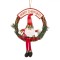 Decorațiune Suspendabilă Crăciun, Model Moș Crăciun, Lemn, 20cm, Roșu