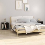Cumpara ieftin Noptiere, 2 buc., gri, 40x30x40 cm, lemn masiv de pin