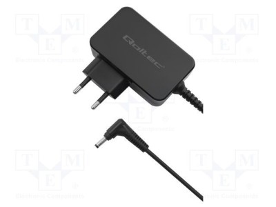 Alimentator pulsatoriu QOLTEC 20VDC 2,25A 45W Plug-in foto