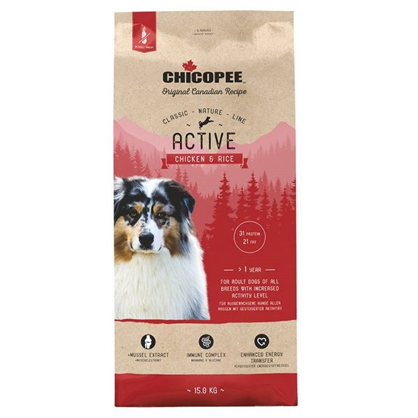 CHICOPEE Active pui și orez 15 kg