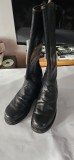 CIZME BERSON MARIMEA 42 , PIELE CULOARE NEAGRA ,MADE IN AUSTRIA . PENTRU JOCURI POPULARE ,VANATOARE ,ETC .