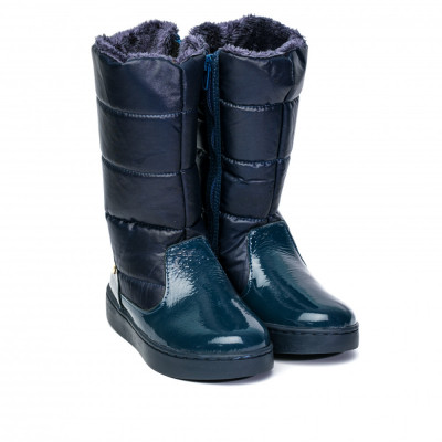 Cizme Fete Inalte Bibi Urban Boots Azul Imblanite 35 EU foto