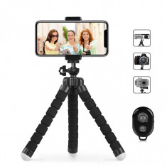 Suport Mini Trepied Flexibil Multifunctional pentru Telefon sau Camera Video -... foto