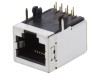 Soclu RJ45 Cat5 Ecranat Aurit 8p8c THT