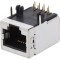 Soclu RJ45 Cat5 Ecranat Aurit 8p8c THT