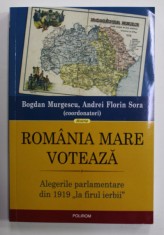ROMANIA MARE VOTEAZA - ALEGERILE PARLAMENTARE DIN 1919 &#039;&#039; LA FIRUL IERBII &#039;&#039; , coordonatori BOGDAN MURGESCU si ANDREI FLORIN SORA , 2019
