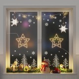 vidaXL Lumini de Crăciun Siluetă de ren 2 buc 35 LED-uri alb cald