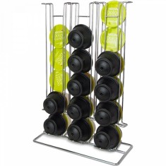 Suport pentru capsule Dolce Gusto, 36 de capsule, Argintiu, Inox, 5Five&reg;