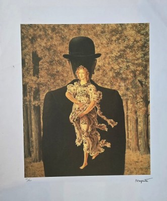 Rene Magritte - Le bouquet tout fait, litografie originala foto