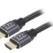 Cablu HDMI 2.0 Textil 2m Negru