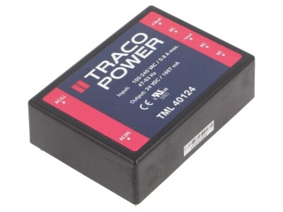 Convertor AC/DC 40W 24VDC TML 40124 foto