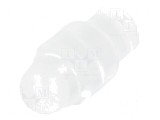 Tub LED Rotund &Oslash;2,8mm cu Parte Frontală Convexă Dreaptă