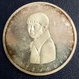 (A1059) MONEDA DIN ARGINT GERMANIA - 5 MARK 1977, LIT. G, ANIVERSARE 200 ANI NASTEREA LUI HEINRICH VON KLEIST, Europa