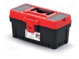 Ladă pentru unelte KISTENBERG roșu-negru polimer 360x193x186mm 10kg
