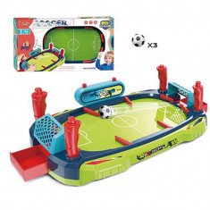 Joc fotbal de masa pentru copii, doua porti, trei mingiute si alte accesorii de jucarie foto