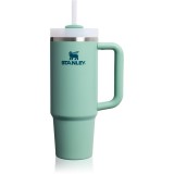 Stanley Quencher H2.O FlowState&trade; Tumbler pahar din oțel inoxidabil cu pai medium Spring Green 890 ml