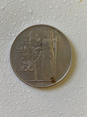 Moneda 100 LIRE - 100 lira - Italia - 1975 - KM 96.1 (181) foto