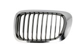 Grila radiator Bmw Seria 3 (E46), Coupe/Cabrio, 05.1999-03.2003, stanga, crom/crom/negru, 51138208685, 200805-5