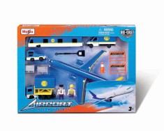 Maisto set aeroport avion albastru foto