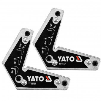 Set suport magnetic pentru sudura Yato YT-08721, maxim 10Kg foto