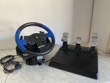 Volan Thrustmaster T150 Pro Force Feedback + pedale T3PA PS4/PS3/PC - aproape ca nou, merge perfect