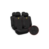 Cumpara ieftin Set Huse Scaune Auto pentru Toyota Rav 4 - Momo Young, negru si cusatura rosie, 10 bucati