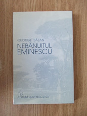 GEORGE BALAN- NEBANUITUL EMINESCU, r1a foto