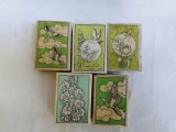 bnk div - Lot 5 cutii goale de chibrituri - Romania anii `90