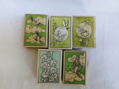 bnk div - Lot 5 cutii goale de chibrituri - Romania anii `90 foto