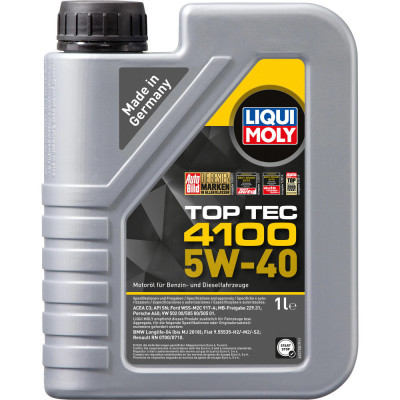 Ulei Motor Liqui Moly Top Tec 4100, 5W40, 1L foto