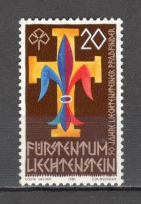 Liechtenstein.1981 50 ani de cercetasie SL.137
