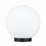 Glob Lampa Gradina Luca Alb 200mm Iluminat Exterior Decorativ Sferic Modern Design Minimalist Rezistent La Intemperii Ambient Magic Pentru Alei