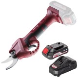 Raider RDP-SPSH20 + RDP-R20 - Foarfeca de gradina 30 mm + Set 1 acumulator si incarcator Li-Ion 20 V 2 Ah