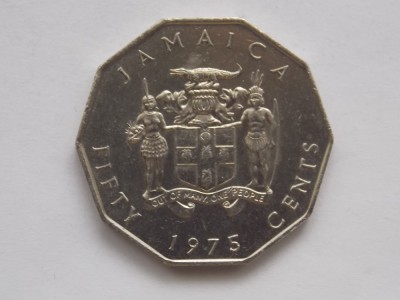 50 CENTS 1975 JAMAICA foto