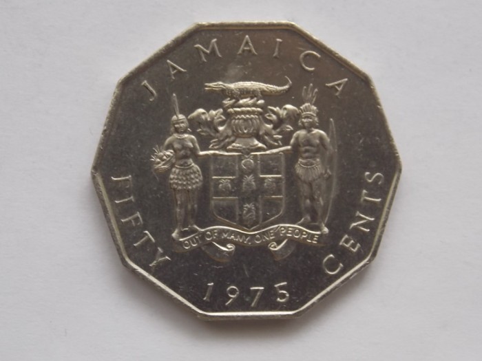 50 CENTS 1975 JAMAICA