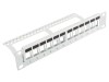 Patch Panel Alb LANBERG 12 Porturi 10" Rack