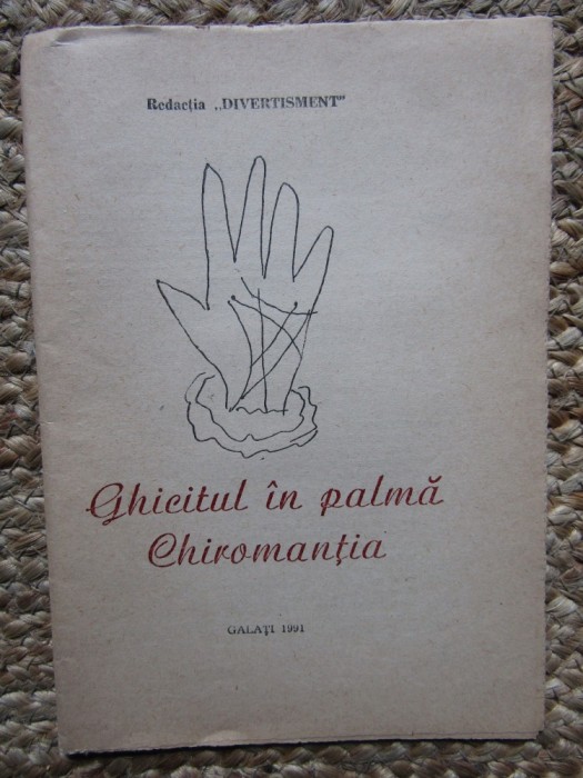 GHICITUL IN PALMA CHIROMANTIA