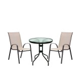 Cumpara ieftin Set mobilier de grădină Largo pentru balcon, bej