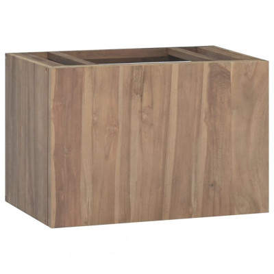vidaXL Dulap pentru baie de perete, 60x39x40 cm, lemn masiv de tec foto