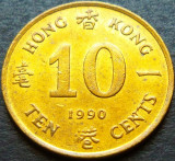 Cumpara ieftin Moneda 10 CENTI - HONG KONG, anul 1990 * cod 2402 A, Asia