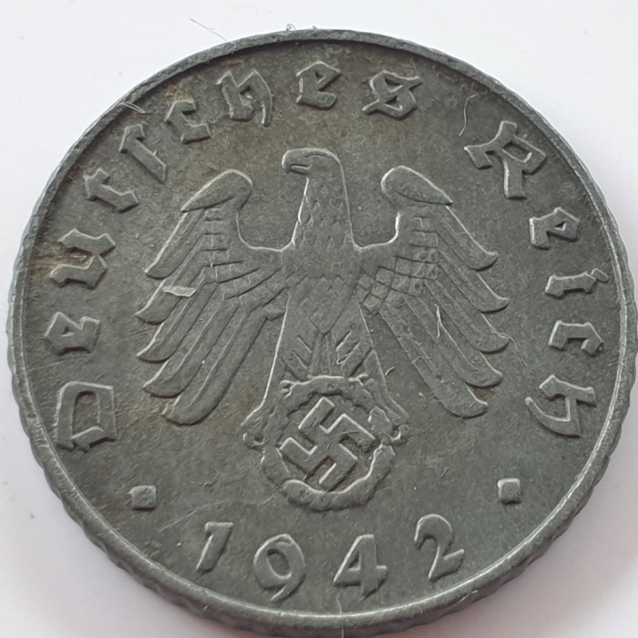 Germania Nazista 5 reichspfennig 1942 B ( Viena)