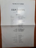 Afis teatru de comedie - zapacitul de moliere cersiune de on lucian - anii &#039;70