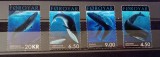 Feroe 2001 fauna marină balene serie 4v neștampilata