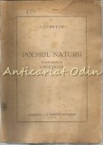 Poemul Naturii - Lucretiu, Editura I.E. Toroutiu Bucovina, 1947, Roman, 223 pagini