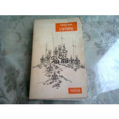 L&#039;UTOPIE - THOMAS MORE (CARTE IN LIMBA FRANCEZA)