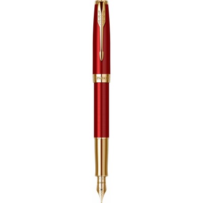 Stilou Parker Sonnet Royal red penita aur 18K foto